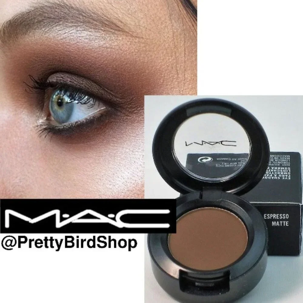 MAC ESPRESSO eye shadow Matte NIB brown eyeshadow smoky